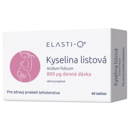 ELASTI-Q Kyselina listová 800 60 tabliet