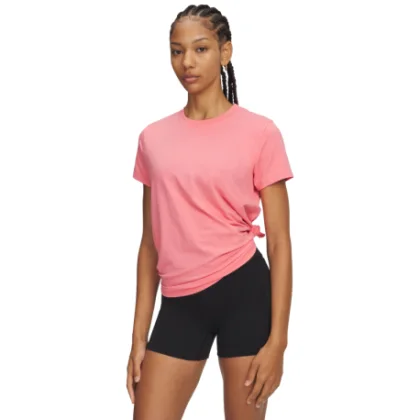 Dámske tričko s krátkym rukávom UNDER ARMOUR UA Rival Core SS-PNK