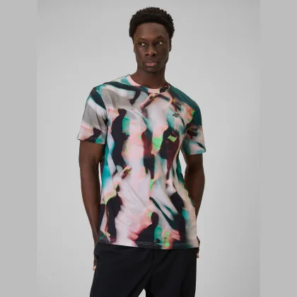 T-shirt regular s potlačou pánsky - multicolor