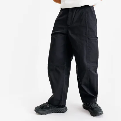 DECATHLON Pánske 7/8 nohavice čierne XS / W27 L33