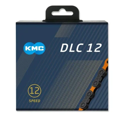 Kmc DLC 12 černo/oranžový BOX řetěz