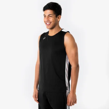 KIPSTA Unisex basketbalový dres TANK 100 čierny 2XL
