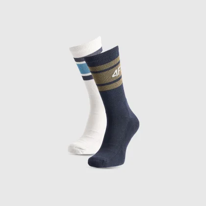 Pánske casual ponožky nad členok (2-pack) - multicolor