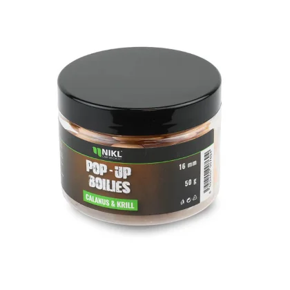 Plávajúce boilie NIKL Pop Up Calanus & Krill priemer 10 mm, balenie 20 g