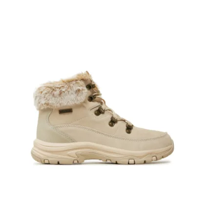 Dámske členkové zimné topánky SKECHERS Trego Snow Worries W natural