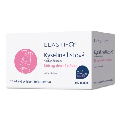 Elasti-Q KYSELINA LISTOVÁ 800 μg tabliet 180 ks