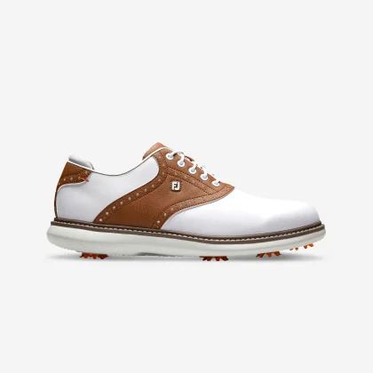 FOOTJOY Pánska golfová obuv Traditions bielo-hnedá 42