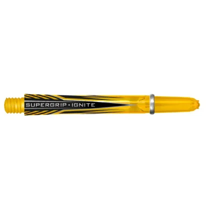 Násadky na šípky Harrows Supergrip Ignite žlté, dlhé 47mm