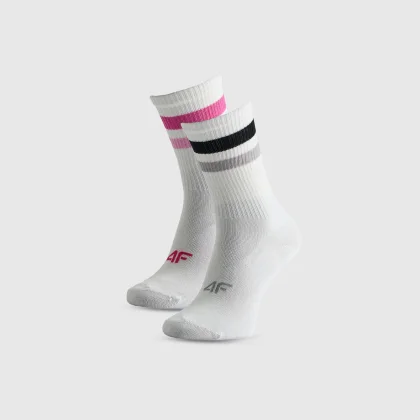 Dlhé ponožky (2-pack) dievčenské - multicolor