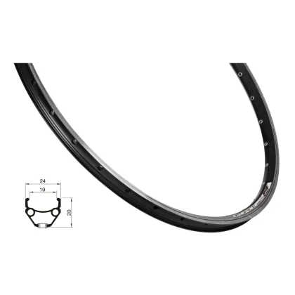 Force Ráfek CLASSIC 559x19 36děr, černý