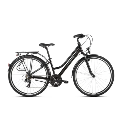 Kross Trans 1.0 28" SR - model 2021 čierna/šedá (nová) - S (15", 146-158 cm)