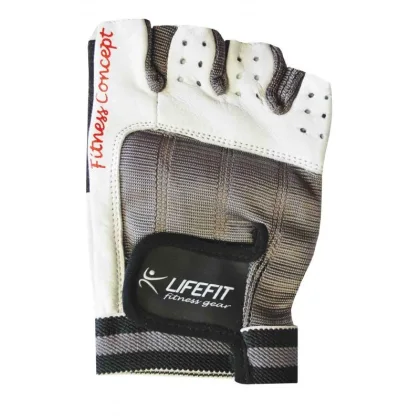 Lifefit Fitness bílé rukavice