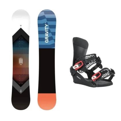 Gravity Adventure 25/26 pánský snowboard + Gravity Drift black/red vázání