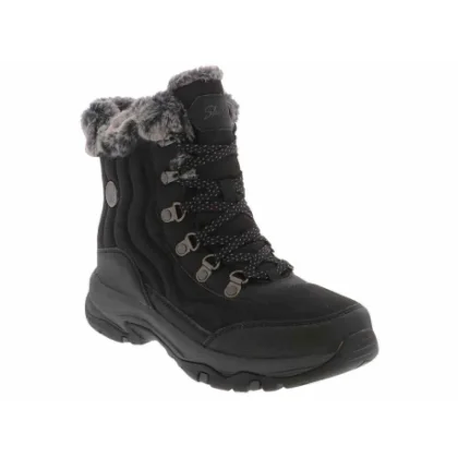 Dámske vysoké zimné topánky SKECHERS Trego Stormie WP W black black