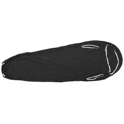 Warmpeace VLOŽKA DO SPACÁKU MERINO 180 cm black