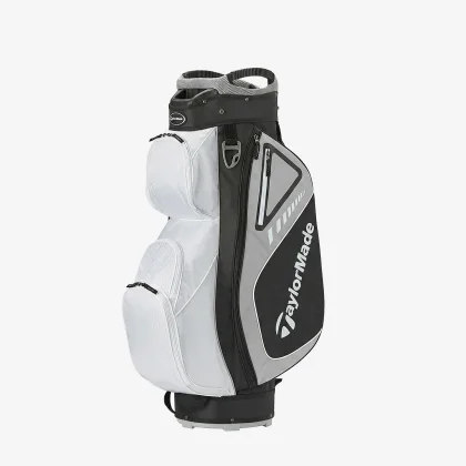 TAYLORMADE TAYLORMADE Select Plus golfový bag na vozík bielo-sivý bez