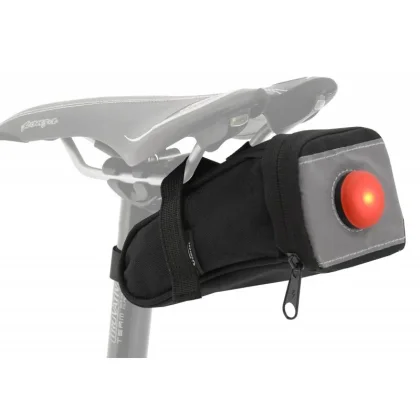 Compass Bike Cyklotaška pod sedlo se zadním LED světlem