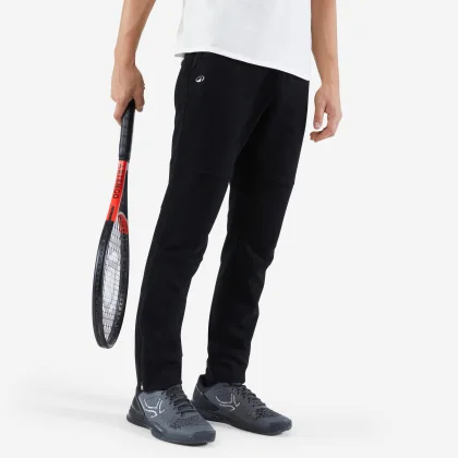 ARTENGO Pánske tenisové nohavice Soft čierne L (W34 L34)