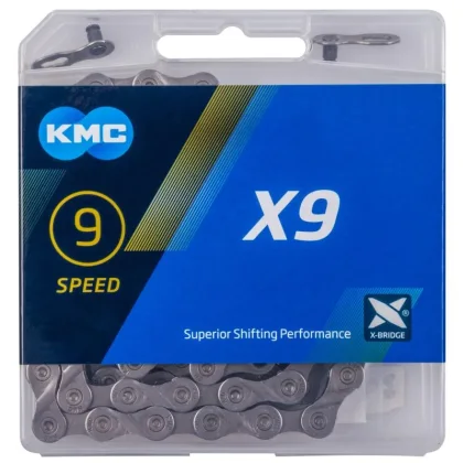 Kmc X9 šedý BOX řetěz