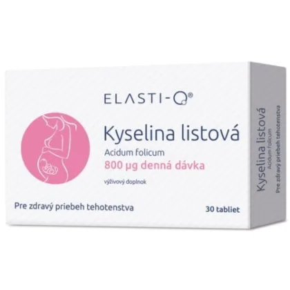 ELASTI-Q Kyselina listová 800 30 tabliet