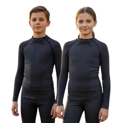 Juniorské termo tričko s dlhým rukávom BLIZZARD Essential long sleeve junior, anthracite