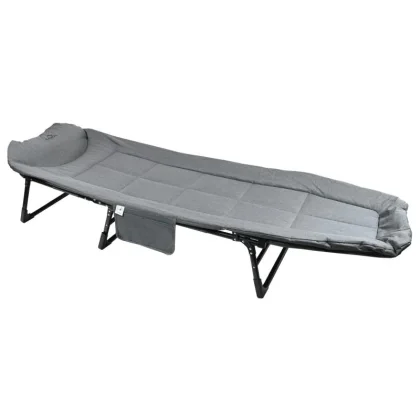 Cattara Lehátko kempingové skládací SOFA šedé polohovací