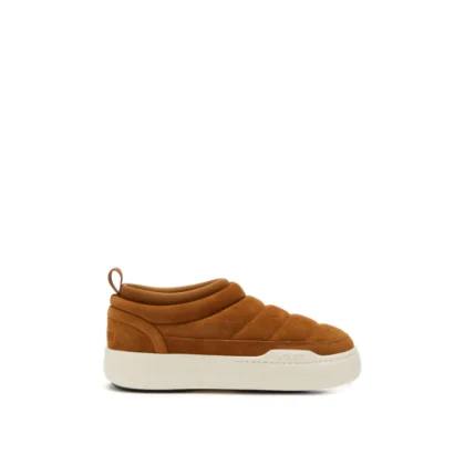Nízke zimné topánky MOON BOOT MB PARK SOFT SUEDE-M008 COGNAC