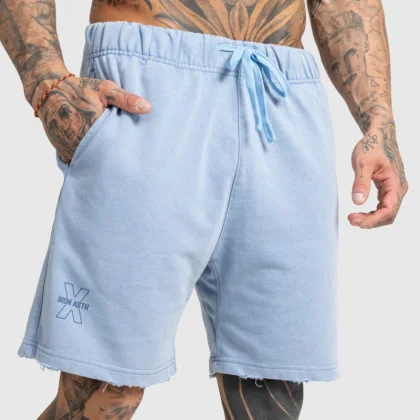Pánské kraťasy Iron Aesthetics X Washed, modré