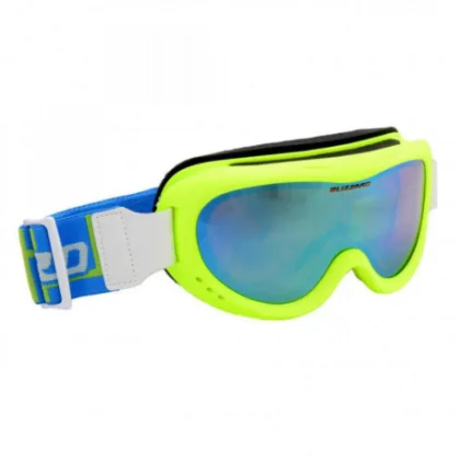 Lyžařské brýle BLIZZARD 907 MDAZO, neon green matt, smoke2, blue mirror