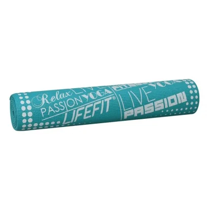 Lifefit Gymnastická podložka SLIMFIT PLUS,173x58x0.6cm, světle tyrkysová