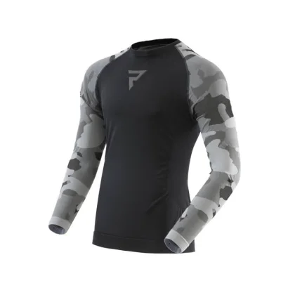 Rebelhorn Freeze II Jersey čierna-kamufláž - XL