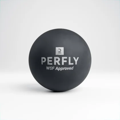 PERFLY Loptička na squash SB 990 s dvomi žltými bodkami 1 ks .