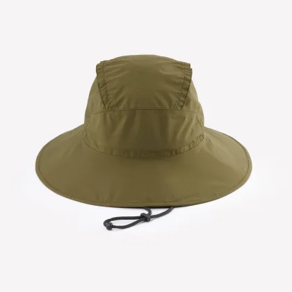 FORCLAZ Nepremokavý turistický klobúk Hike 900 zelený 56-58 cm