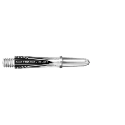 Násadky na šípky Harrows Supergrip Ignite priesvitné, krátke 33mm