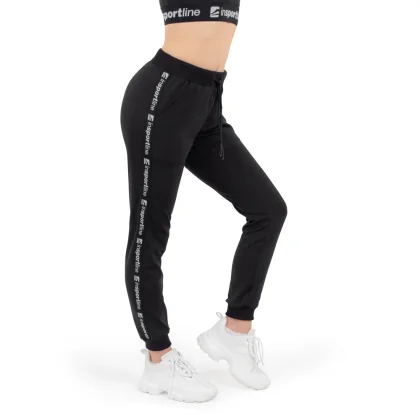 Dámske tepláky inSPORTline Comfyday Woman Dĺžka predĺžená, Farba čierna,