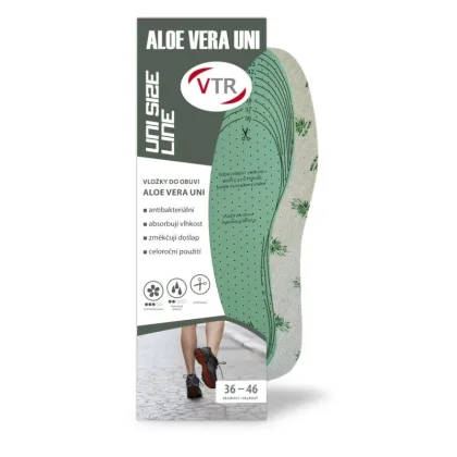 VTR Vložky do bot ALOE VERA UNI - ostřihávací 36-46