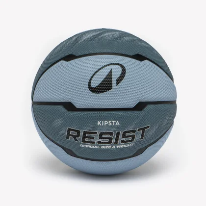 KIPSTA Pánska basketbalová lopta Resist na vonkajšie ihriská veľ. 7 sivá 7