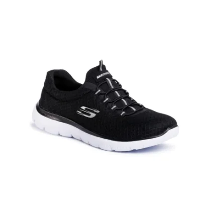 Női szabadidőcipők SKECHERS Summits Slip-Ins W black white