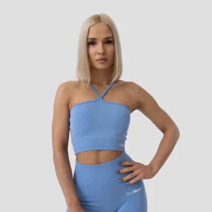 GymBeam Športová podprsenka Halter FLO Grey XLXL