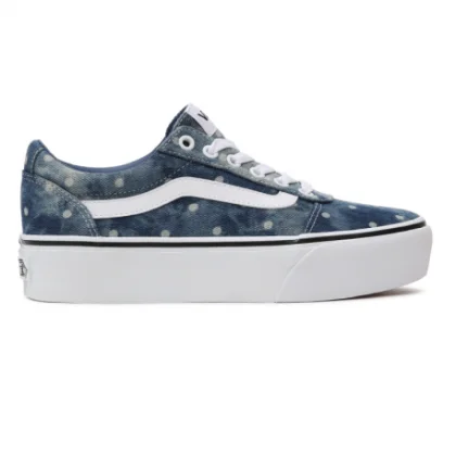 Dámská rekreační obuv VANS WM Ward Platform (Denim Dots) moonlight blue white