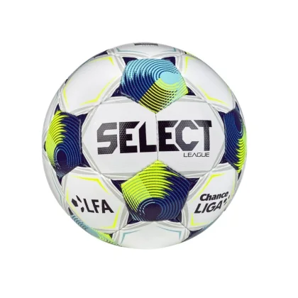 Futbalová lopta SELECT FB League SK Chance Liga 2025/26 5 bielo-modrá
