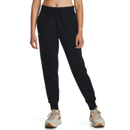 Női bélelt melegítőnadrágok UNDER ARMOUR UA Rival Fleece Jogger-BLK