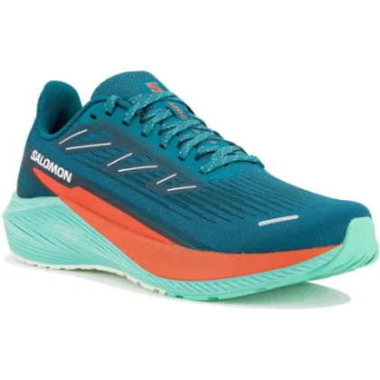 Férfi futócipők SALOMON Aero Blaze 2 M deep lake cherry tomato electric green