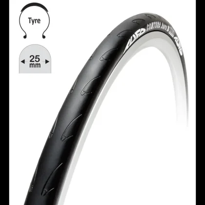 TUFO Plášť Comtura Aero 25 700x25C, kevlar, černý