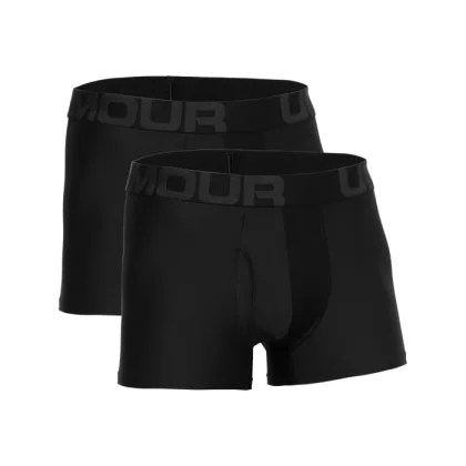 Under Armour Boxerky UA Tech 3in 2 Pack Black SS