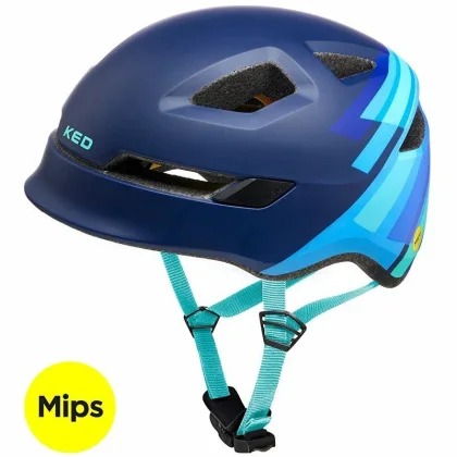 Ked Pop Mips blue juniorská cyklistická přilba