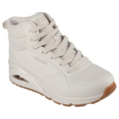 Dámska rekreačná obuv SKECHERS Uno Lace Up High off white