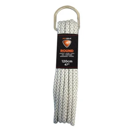 Šnúrky do topánok SOFSOLE ROUND Grey