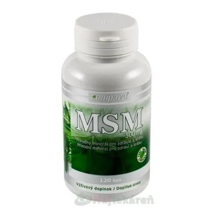 Kompava MSM 500 mg 120 kapsúl