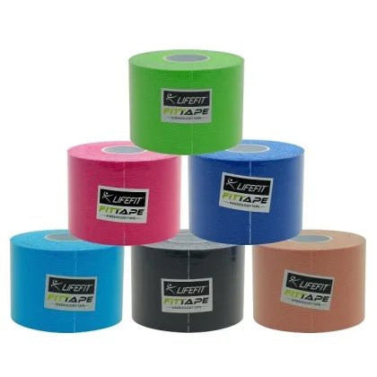 Lifefit Kinesion tape 5cmx5m 6 ks mix barev